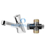 Rubinetto Temporizzato Lavabo Serie Basic con Flessibile - immagine 2