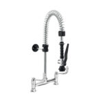 Gruppo Doccia Biforo Lavello Leva Clinica Doccia Basic Mini Interasse 203.2mm