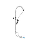 Kit Rubinetto a Pedale Mono Acqua a Pavimento con Kit Doccia Prelavaggio Basic R0000000010