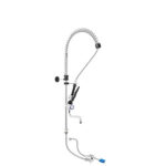 Kit Rubinetto a Pedale Mono Acqua a Pavimento con Kit Doccia Prelavaggio Basic R0000000011