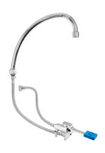 Kit Rubinetto/Miscelatore a Pedale con Bocca di Erogazione Girevole 'U' Ø18x140 mm - immagine 3