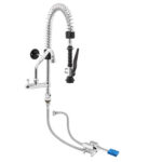 Kit Rubinetto a Pedale Mono Acqua a Pavimento con Kit Doccia Prelavaggio Basic ERAMINI192K