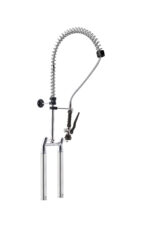 Gruppo Doccia Biforo con Prolunghe, Canna Girevole "S" Ø18x220mm, Doccia Premium, Interasse 155mm - immagine 4