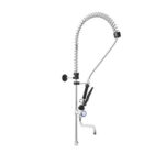 Kit Doccia con Basetta, Canna Girevole a Metà Asta e Doccetta Basic