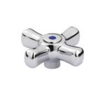 Miscelatore Monoforo con Canna 'C' Ø18x300 mm e Maniglie Rotonde - immagine 3