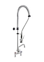 Gruppo Doccia Prelavaggio Biforo con Canna 'C' Ø18x250 mm e Doccetta Basic - immagine 2