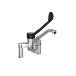 Miscelatore Biforo con Canna Girevole Ø20x250 mm e Leva Clinica in PA6 - immagine 2